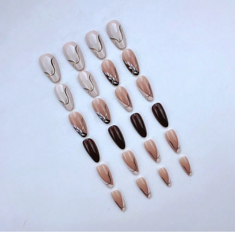 Uñas CAFÉ OTOÑO